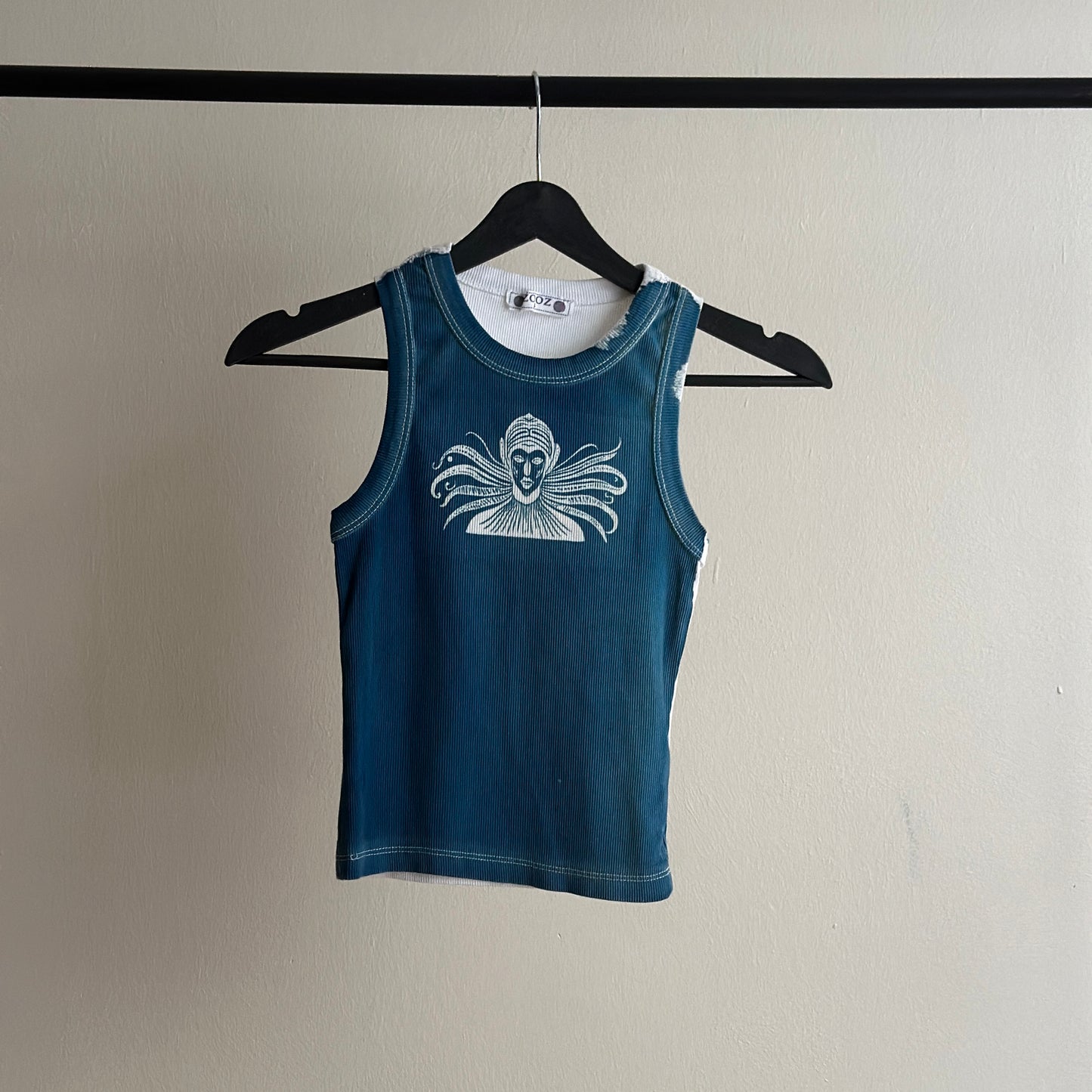Cyanotype Crop Top Sale 105