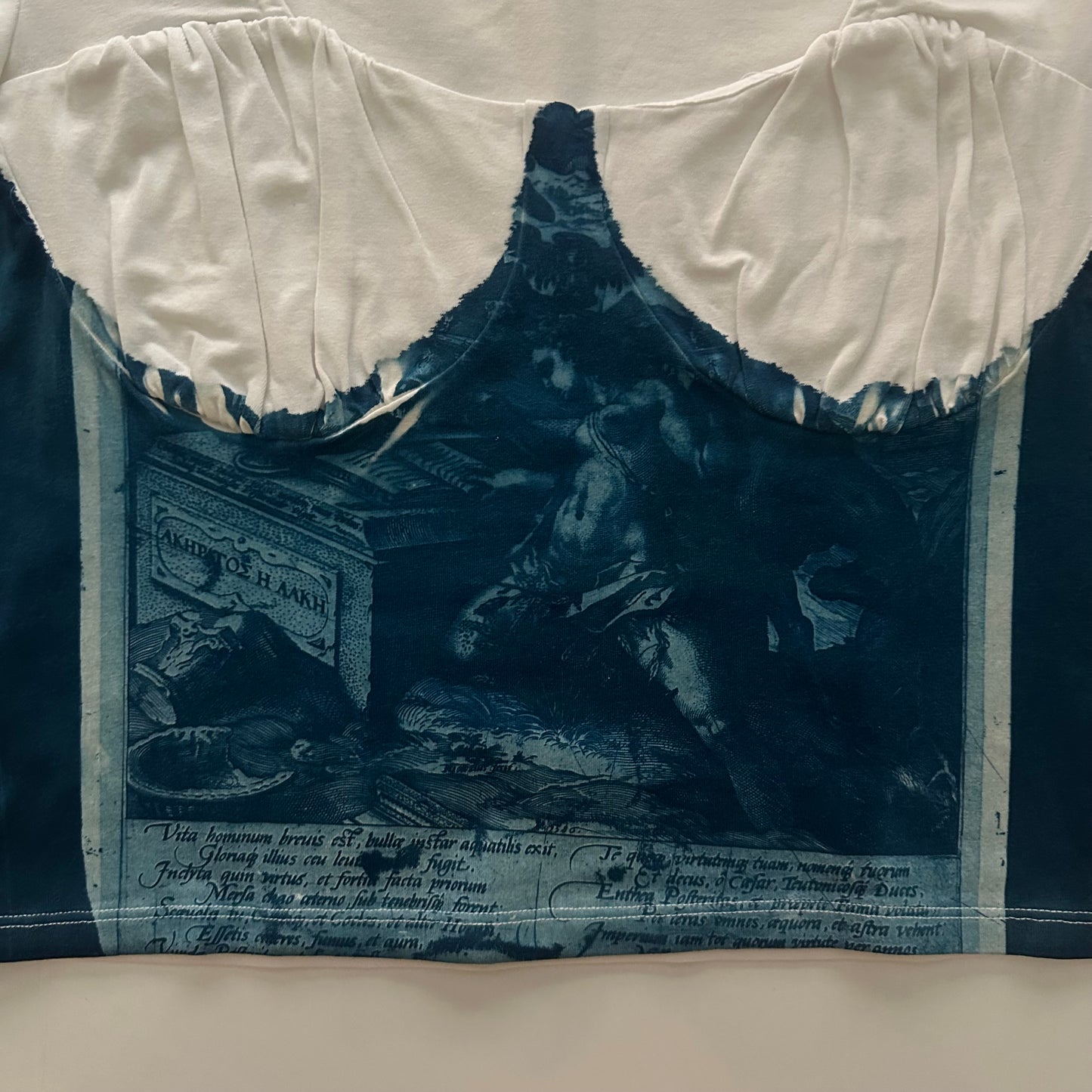Historie Cyanotype Crop Top Sale 26