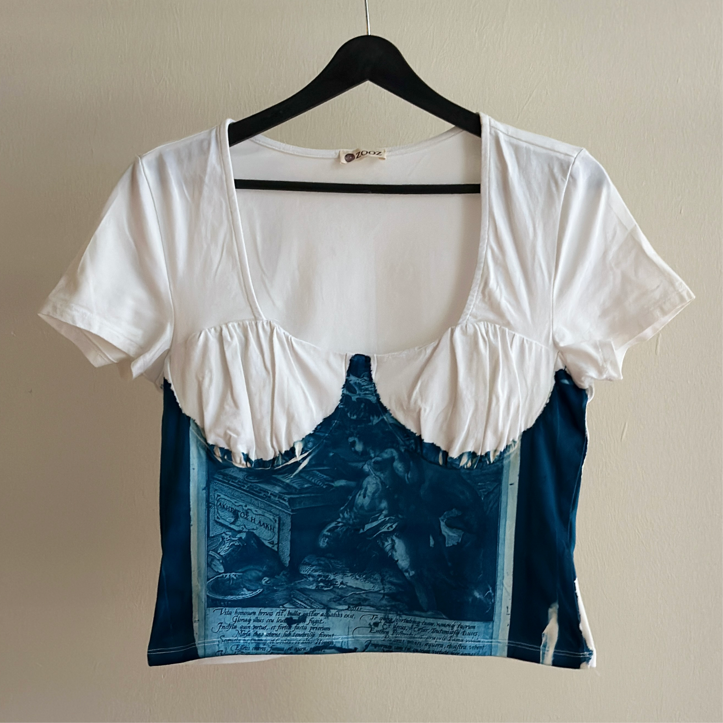Historie Cyanotype Crop Top Sale 26