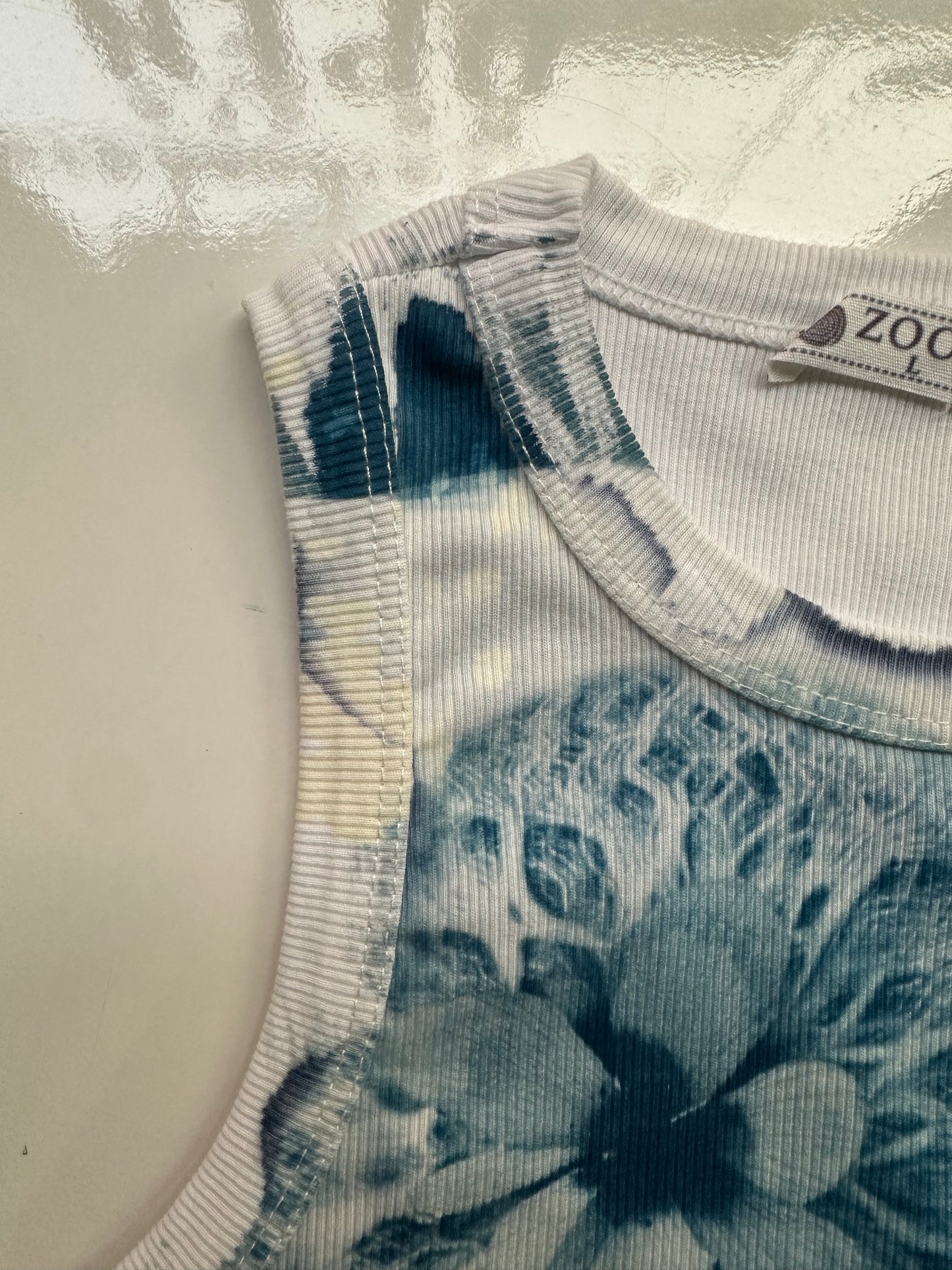 Iris Flowers Cyanotype Mahsul Üst Satış 16