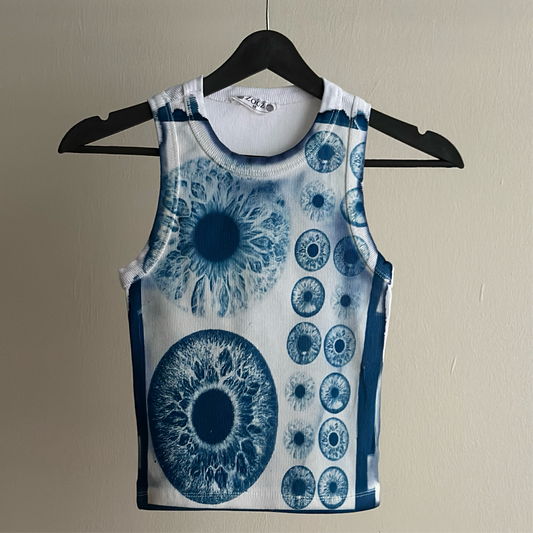 Iris Cyanotype Kırpma Üstü Satış 50