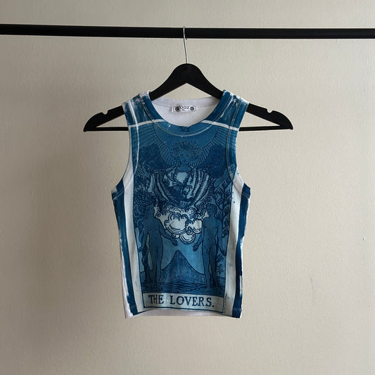 Lovers Cyanotype Crop Top Sale 102
