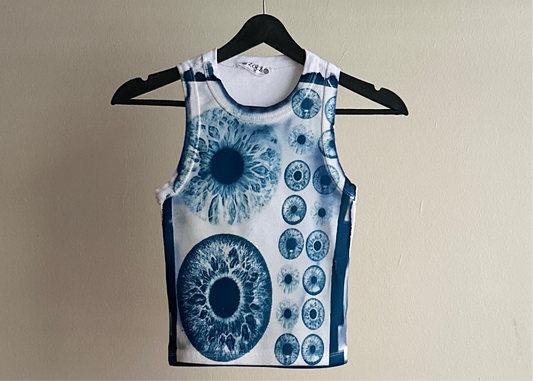 Iris Cyanotype Kırpma Üstü Satış 50