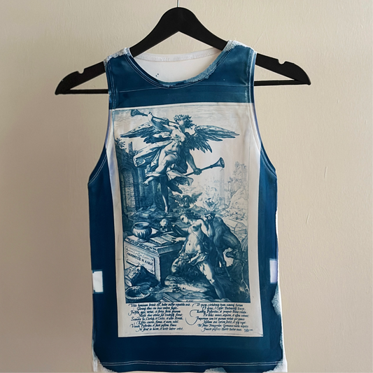 Historie Cyanotype Tank Top İndirim 29