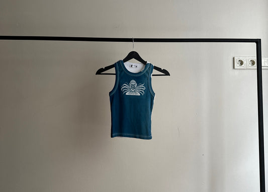 Cyanotype Crop Top Sale 105
