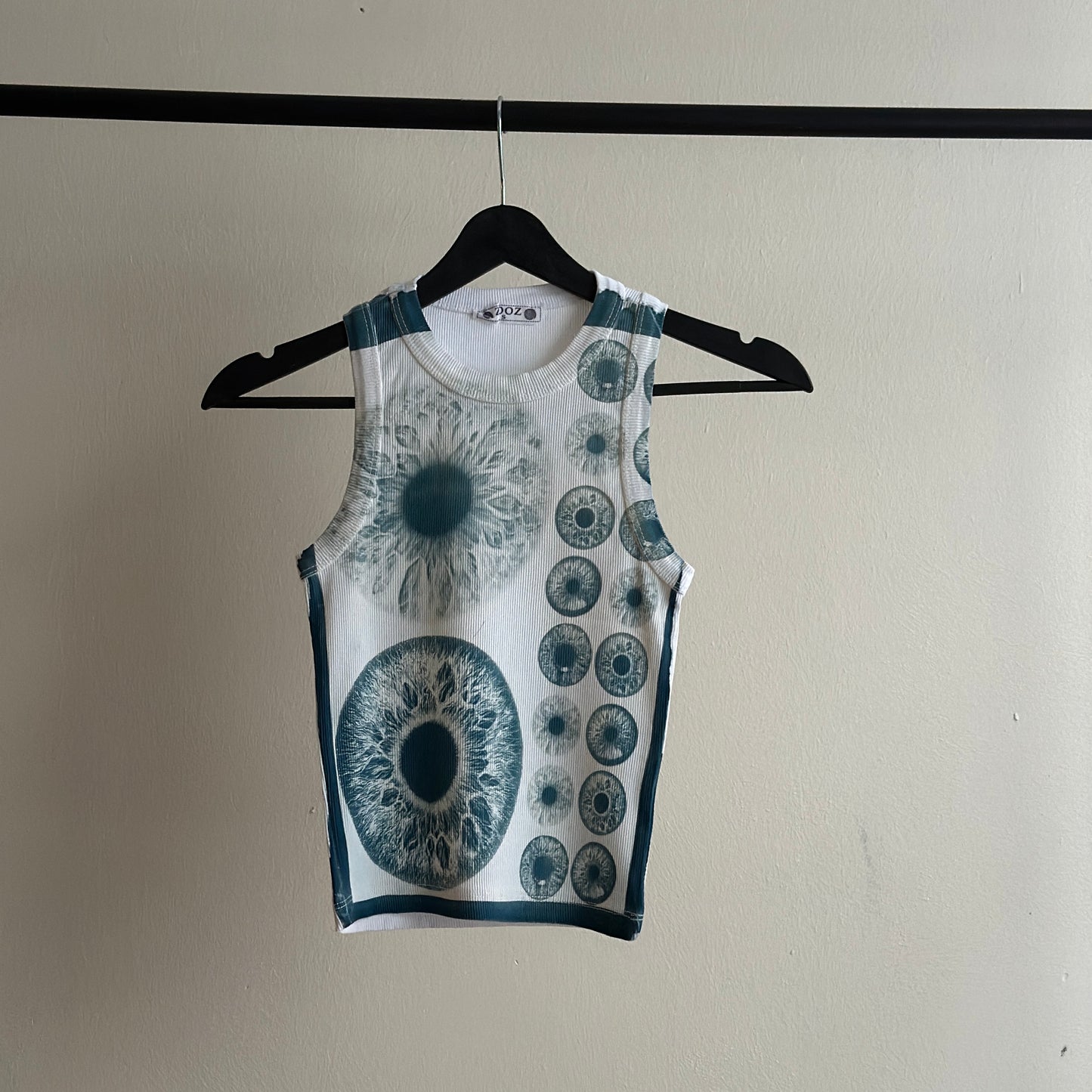 Iris Cyanotype Crop Top Sale 116