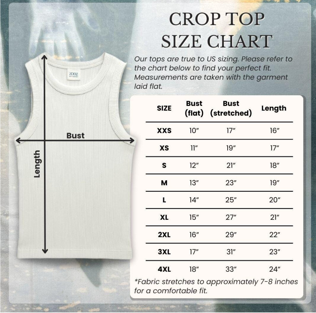 Holy Blue Cyanotype Crop Top – Handcrafted Wearable Art by ZOOZ