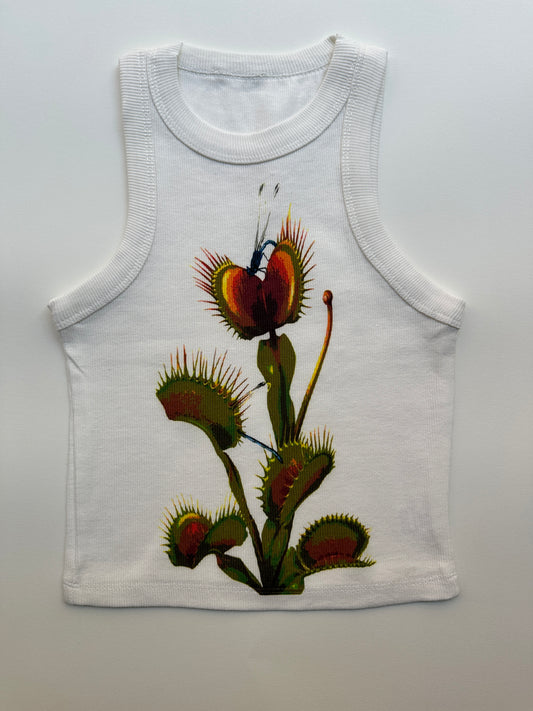 Venus Flytrap Poster Crop Top