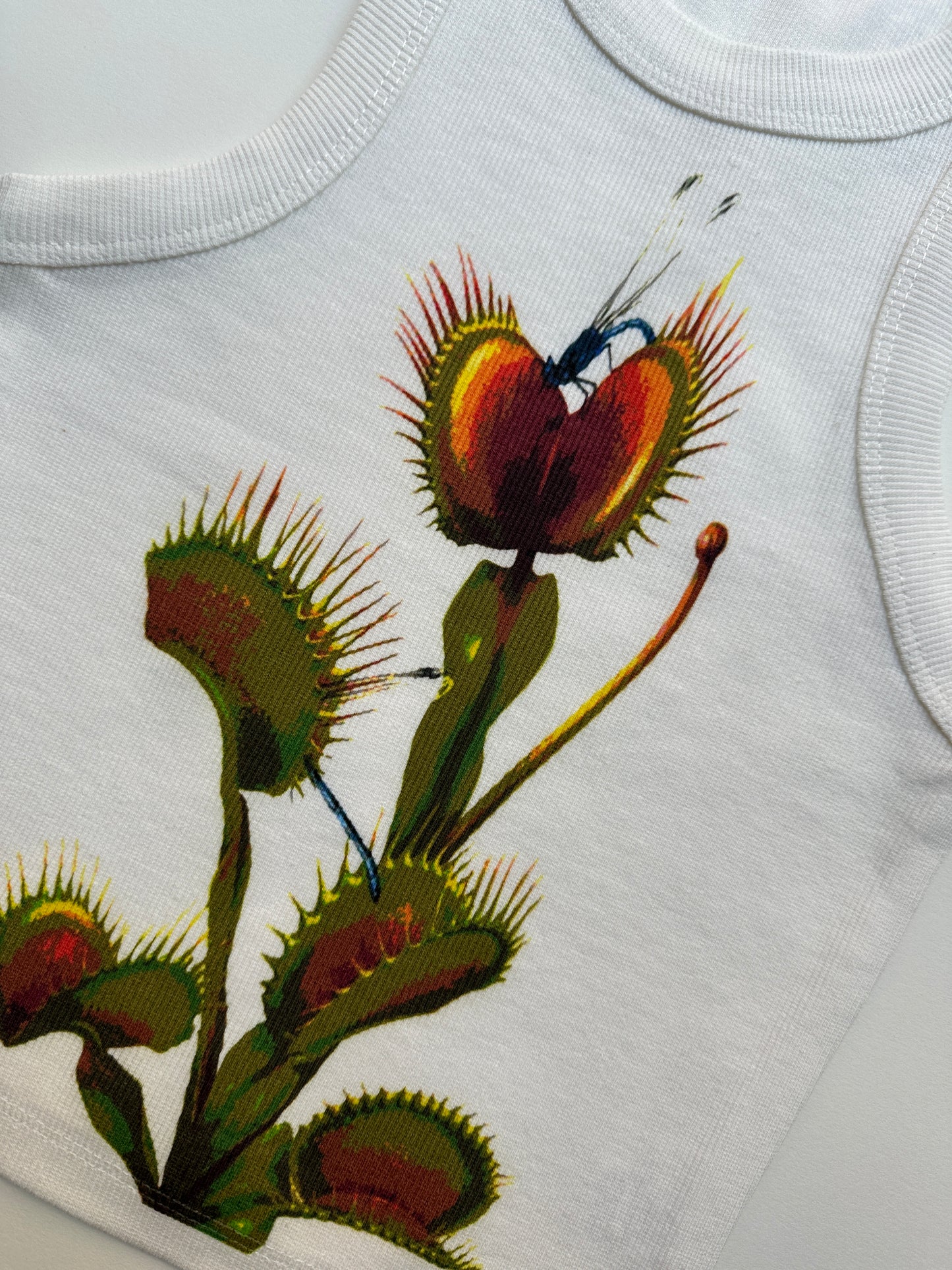 Venus Flytrap Poster Crop Top