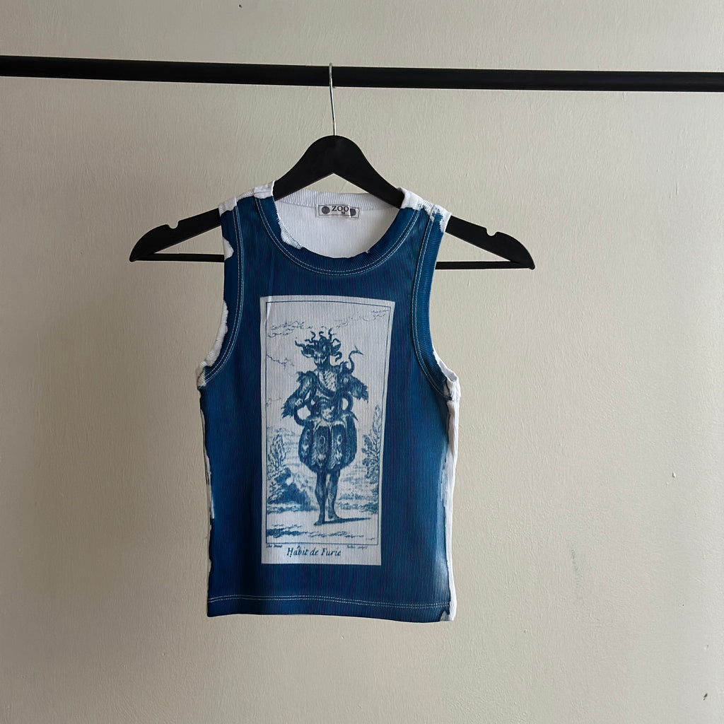 Habit Cyanotype Crop Top Sale 115