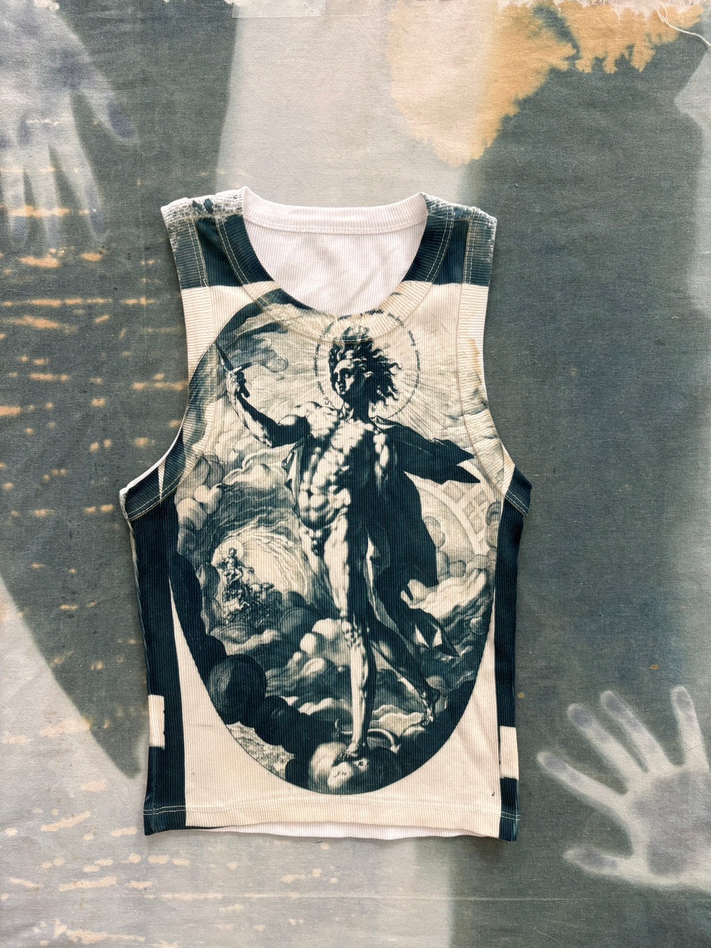 Cyanotype Crop Top Sale 210