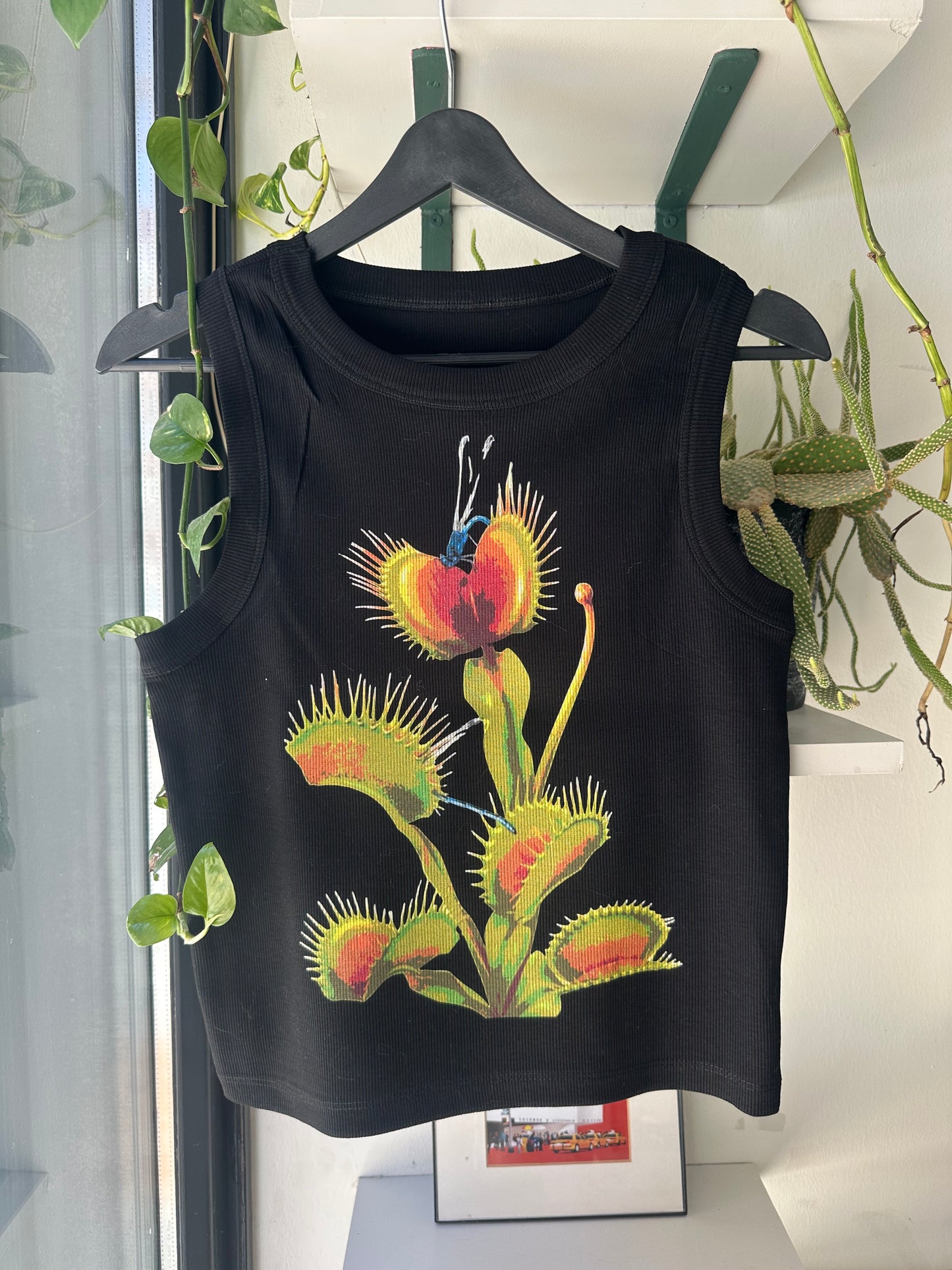 Venus Flytrap Poster Crop Top