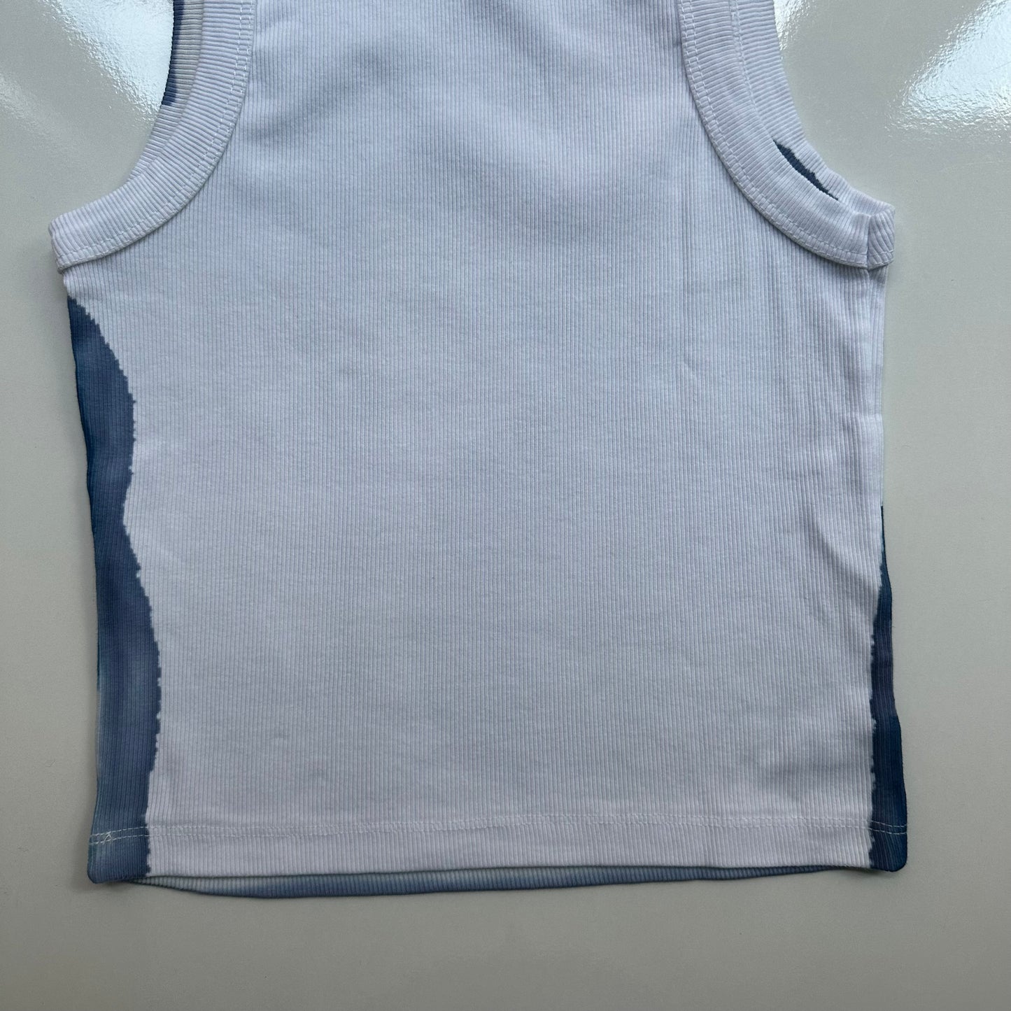 Iris Flowers Cyanotype Crop Top Sale 19