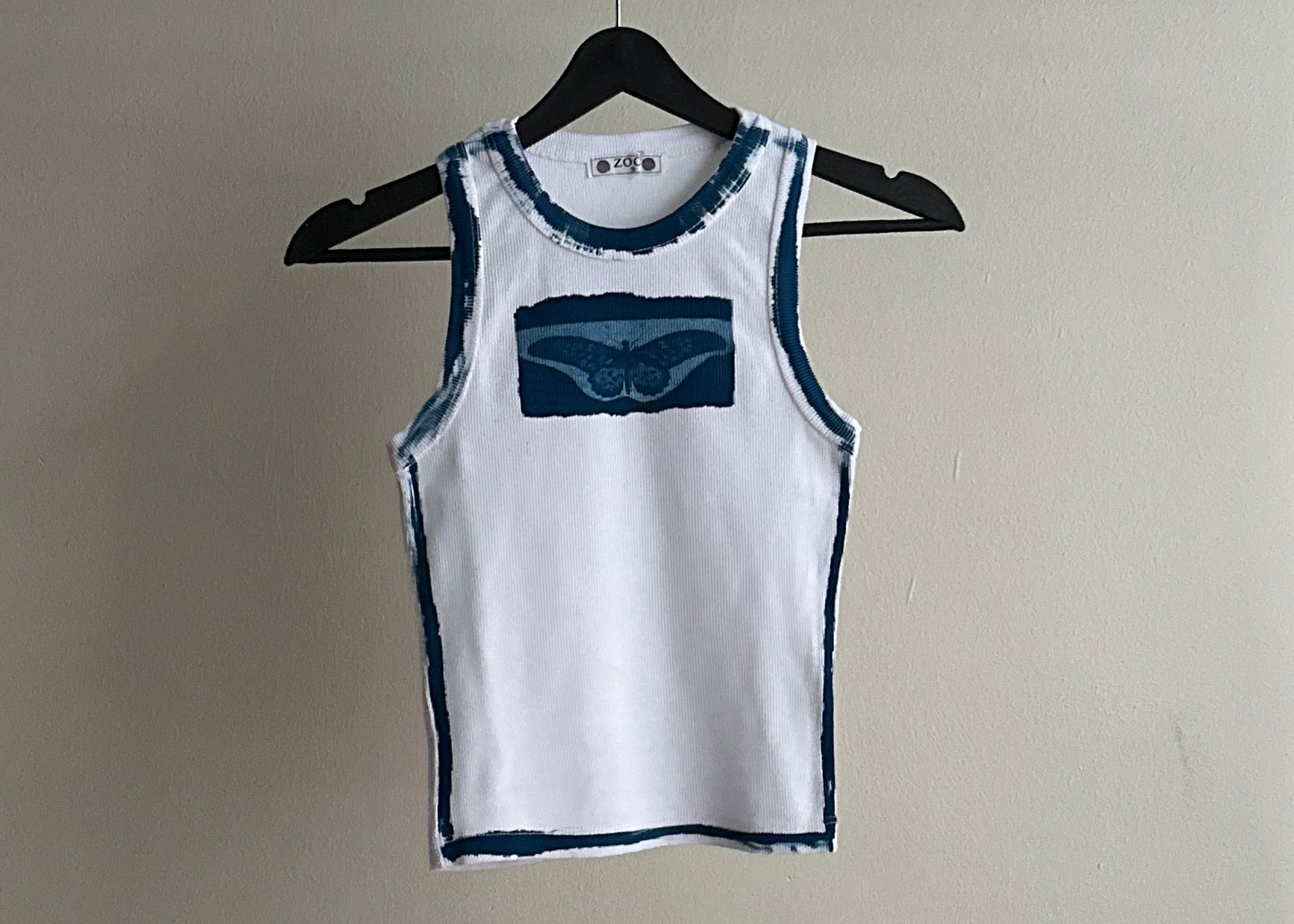 Butterfly Cyanotype Crop Top Sale 70