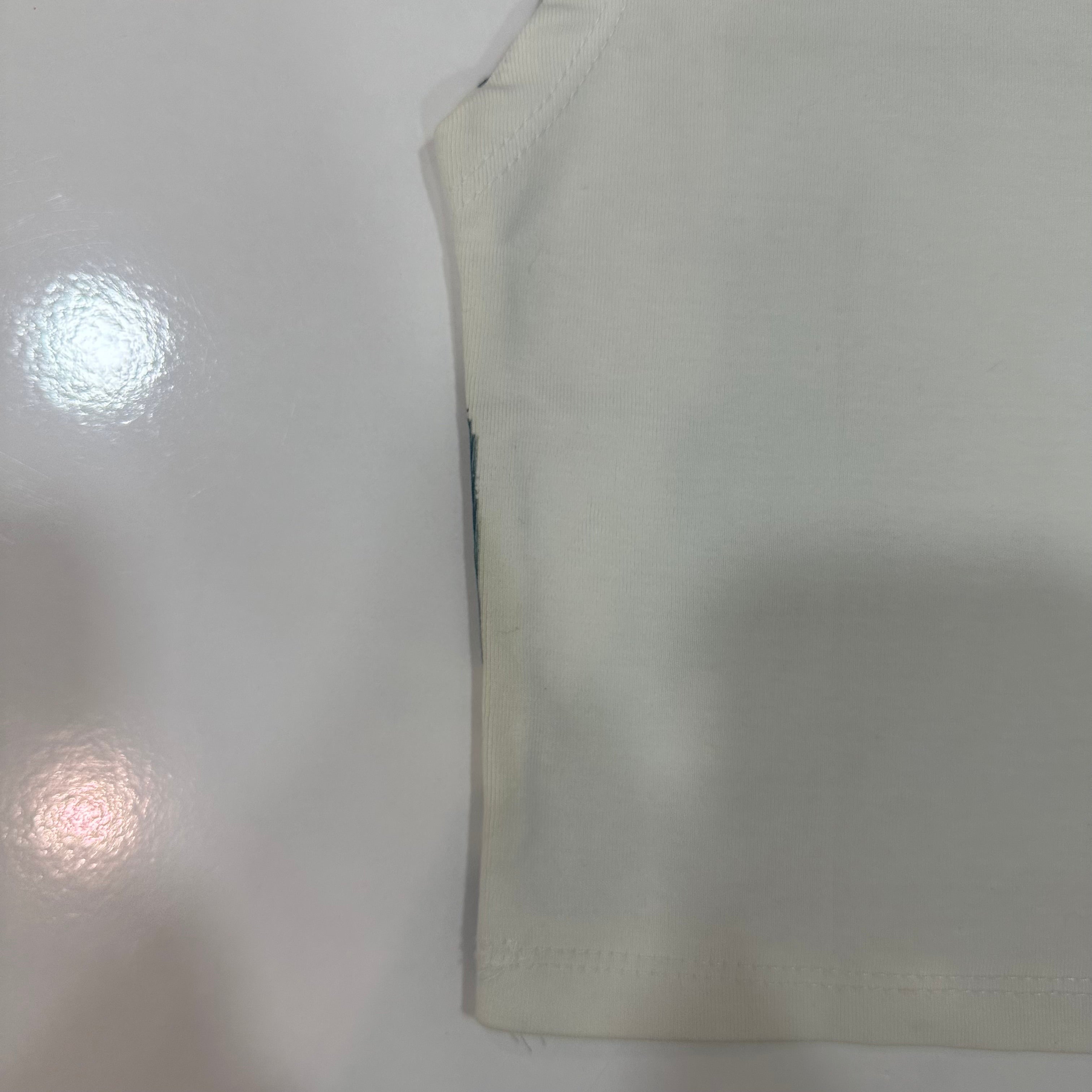 Waves Cyanotype Super Crop Top Sale 38
