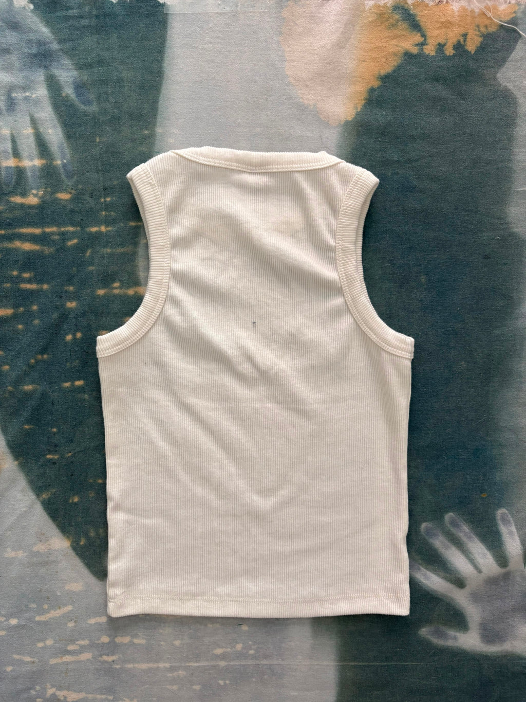 Flowers Cyanotype Crop Top Sale 227