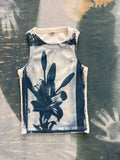 Flowers Cyanotype Crop Top Sale 215