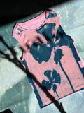 Flower Cyanotype Crop Top