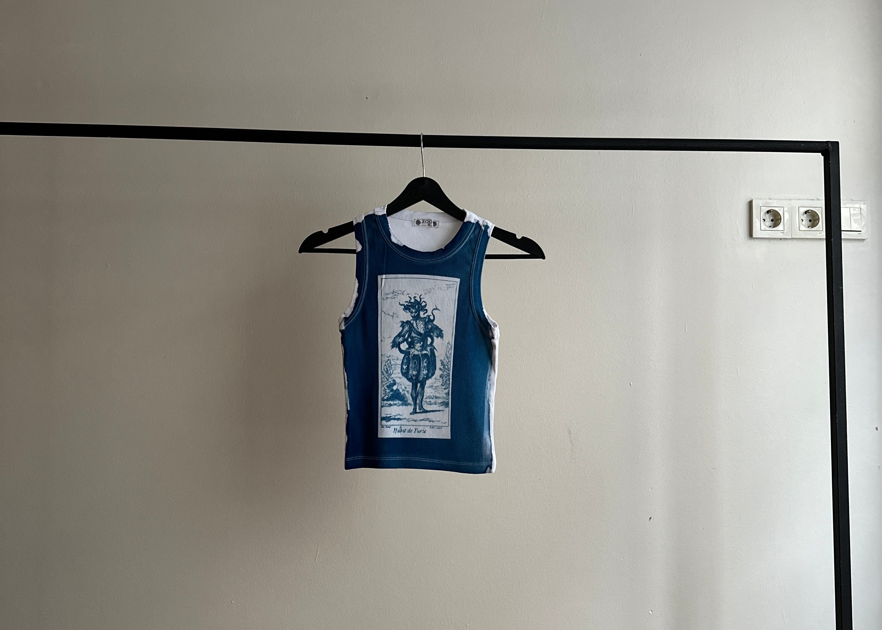 Habit Cyanotype Crop Top Sale 115