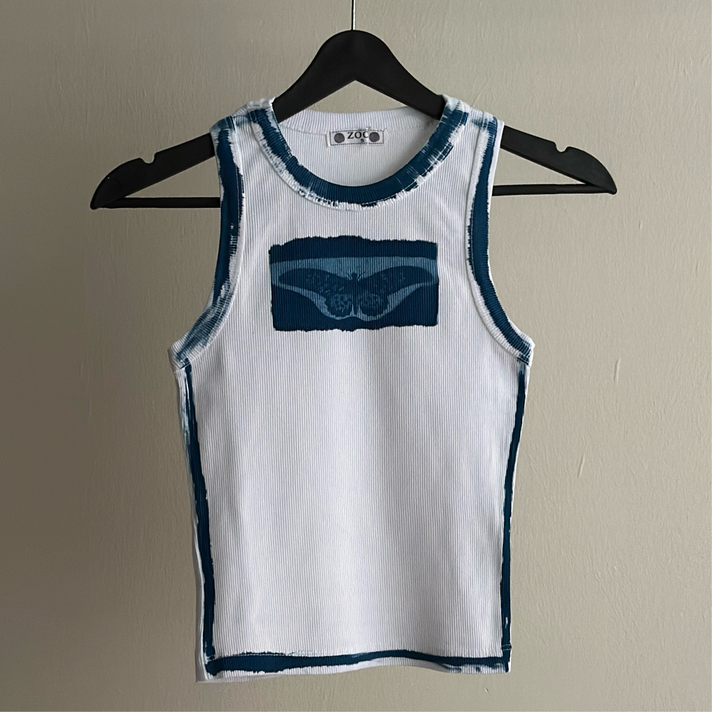 Butterfly Cyanotype Crop Top Sale 70