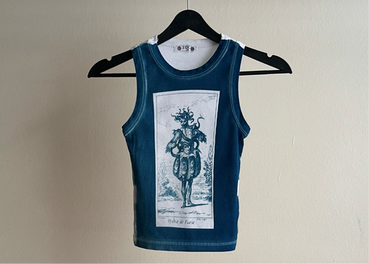 Habit Cyanotype Crop Top Sale 8