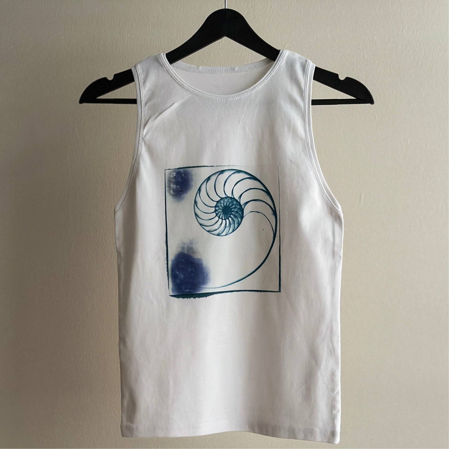 Spiral Cyanotype Tank Top Sale 21