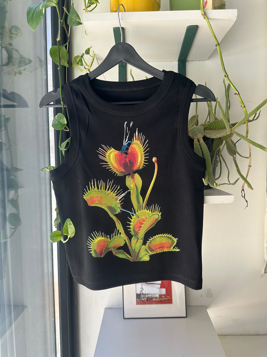 Venus Flytrap Poster Crop Top