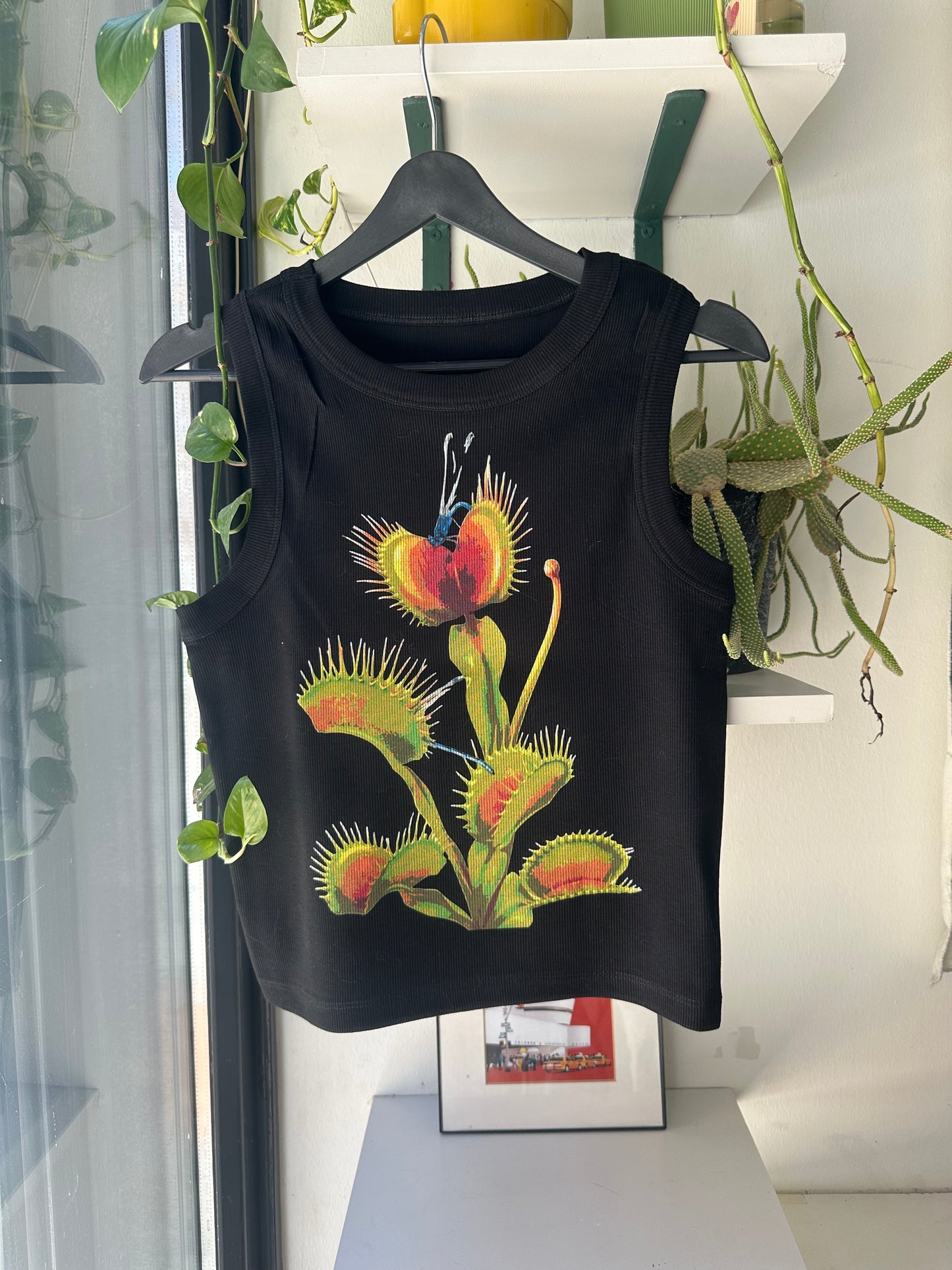 Venus Flytrap Poster Crop Top