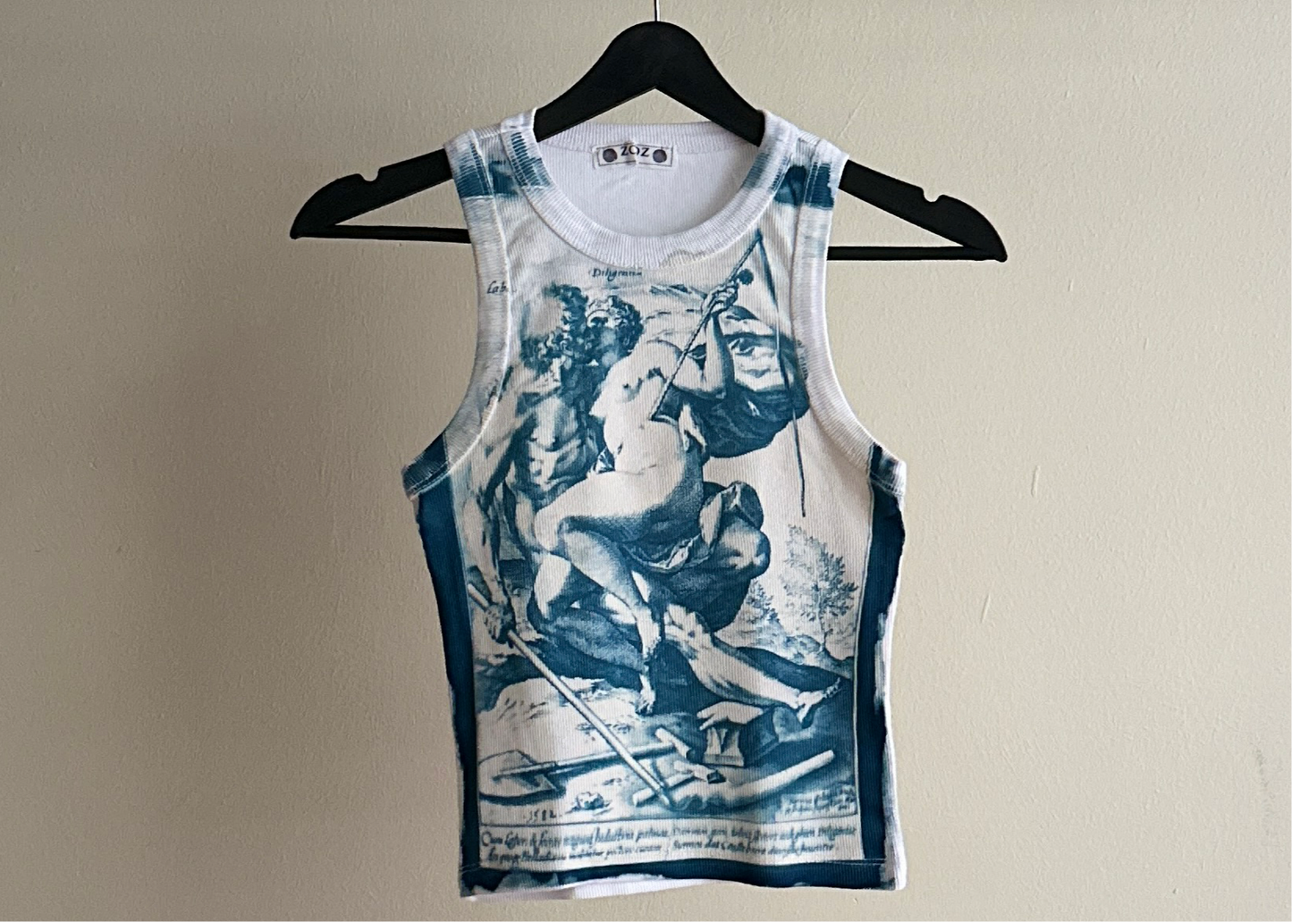 1582 Cyanotype Crop Top Sale 52