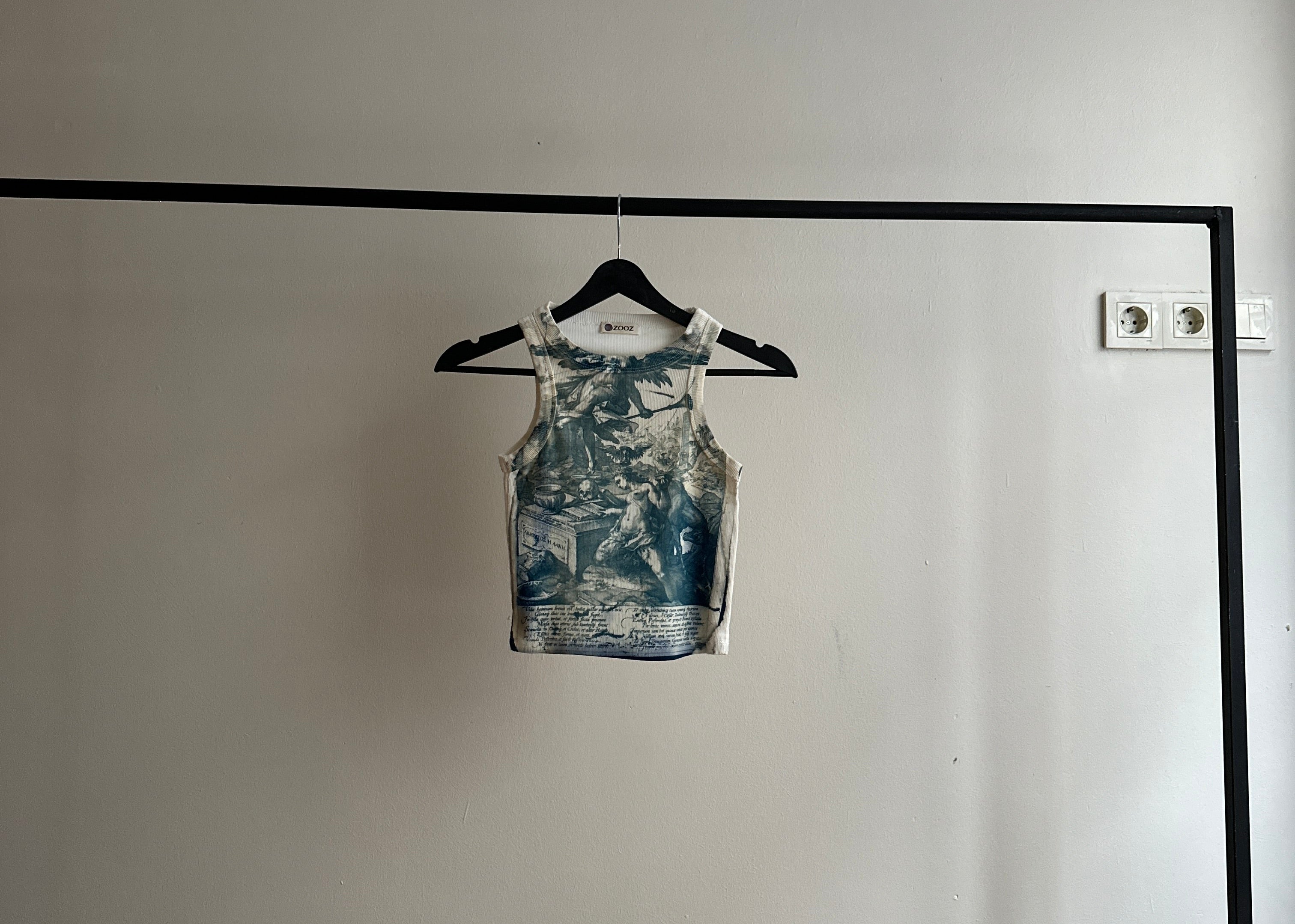 Historie Cyanotype Crop Top Sale 113