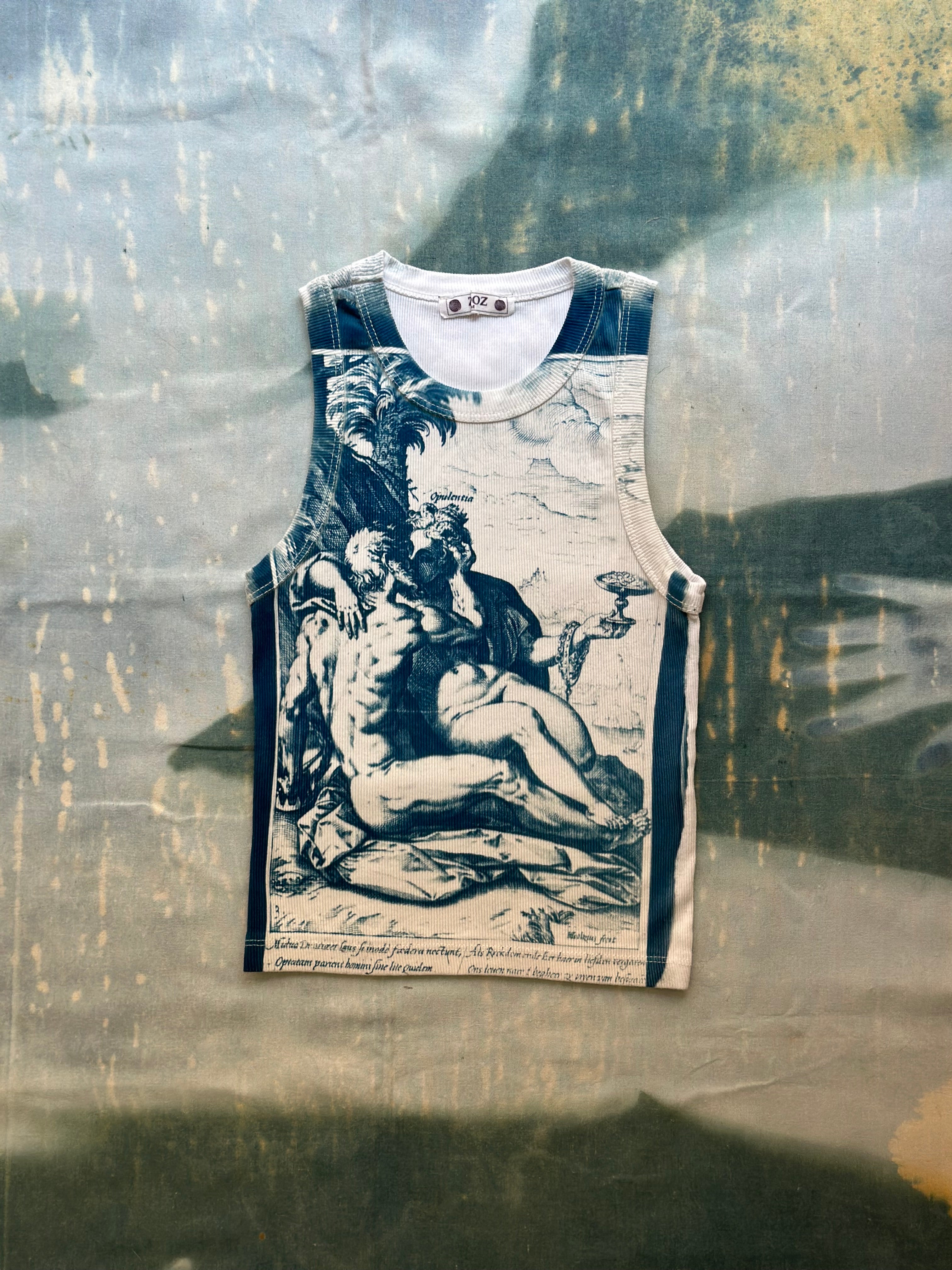 1582 II Cyanotype Crop Top Sale 173