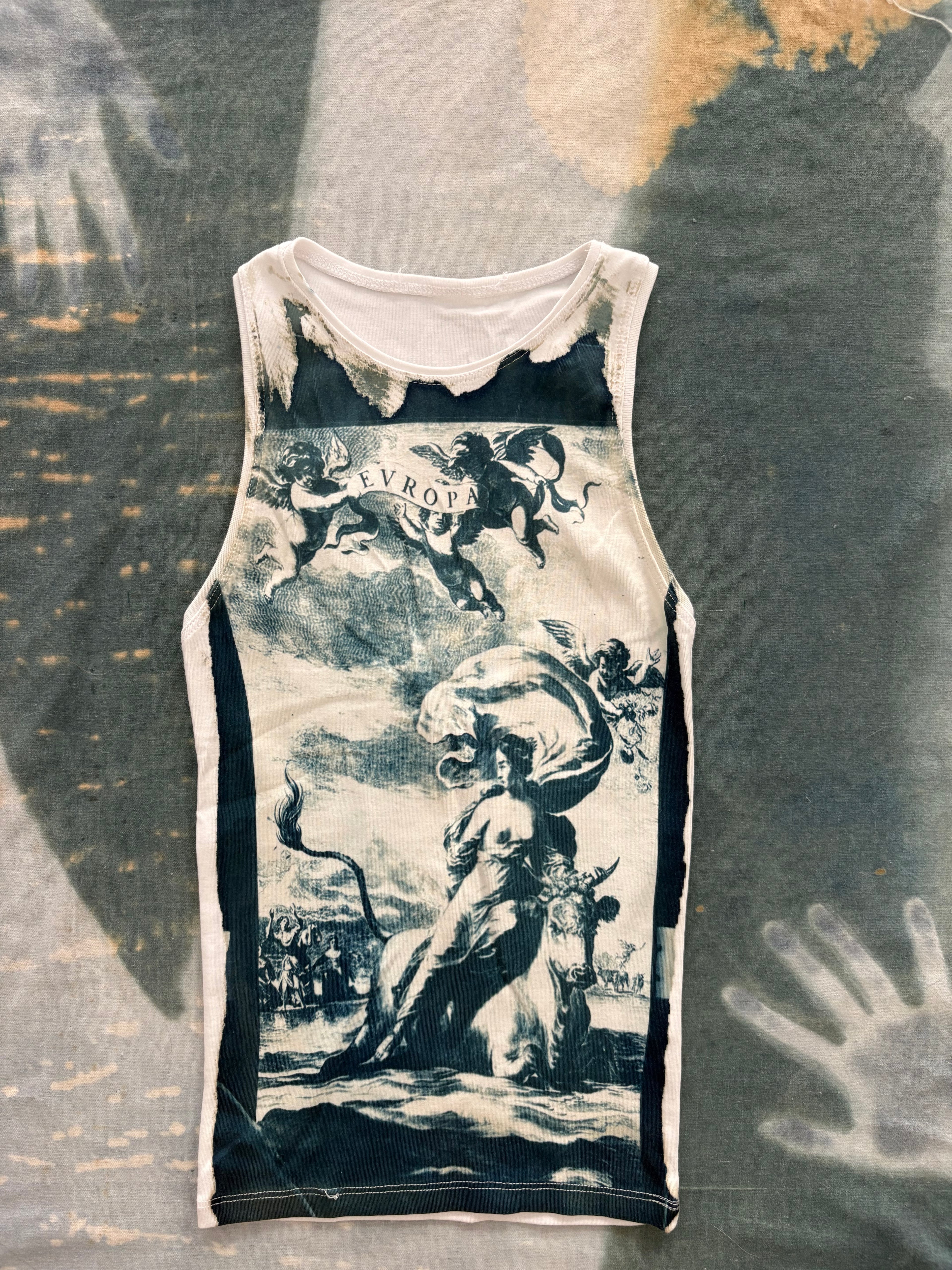 Evropa Cyanotype Crop Top Sale 209