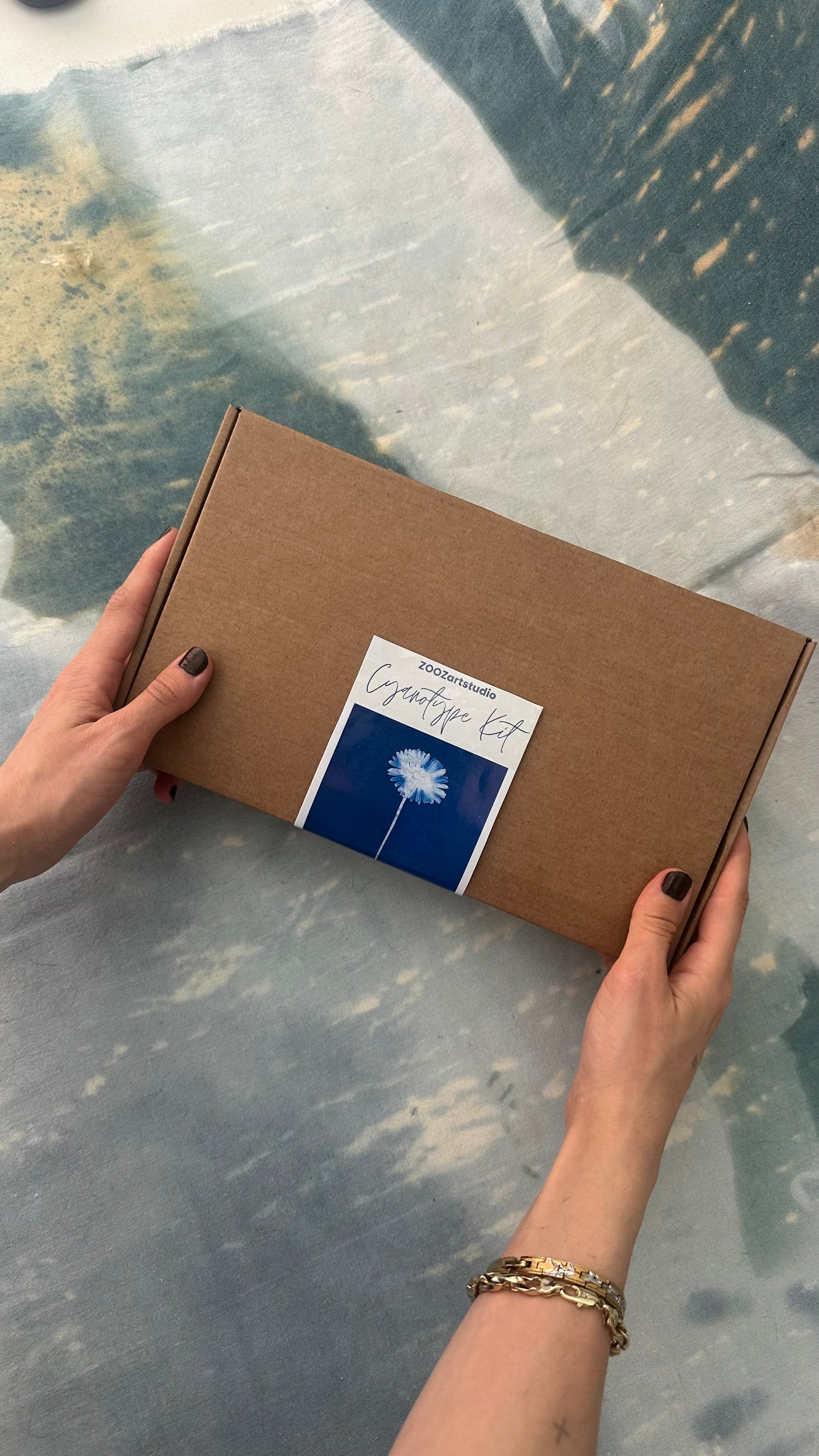 ZOOZ Cyanotype Starter Kit – Handmade Sun Printing Set for Beginners