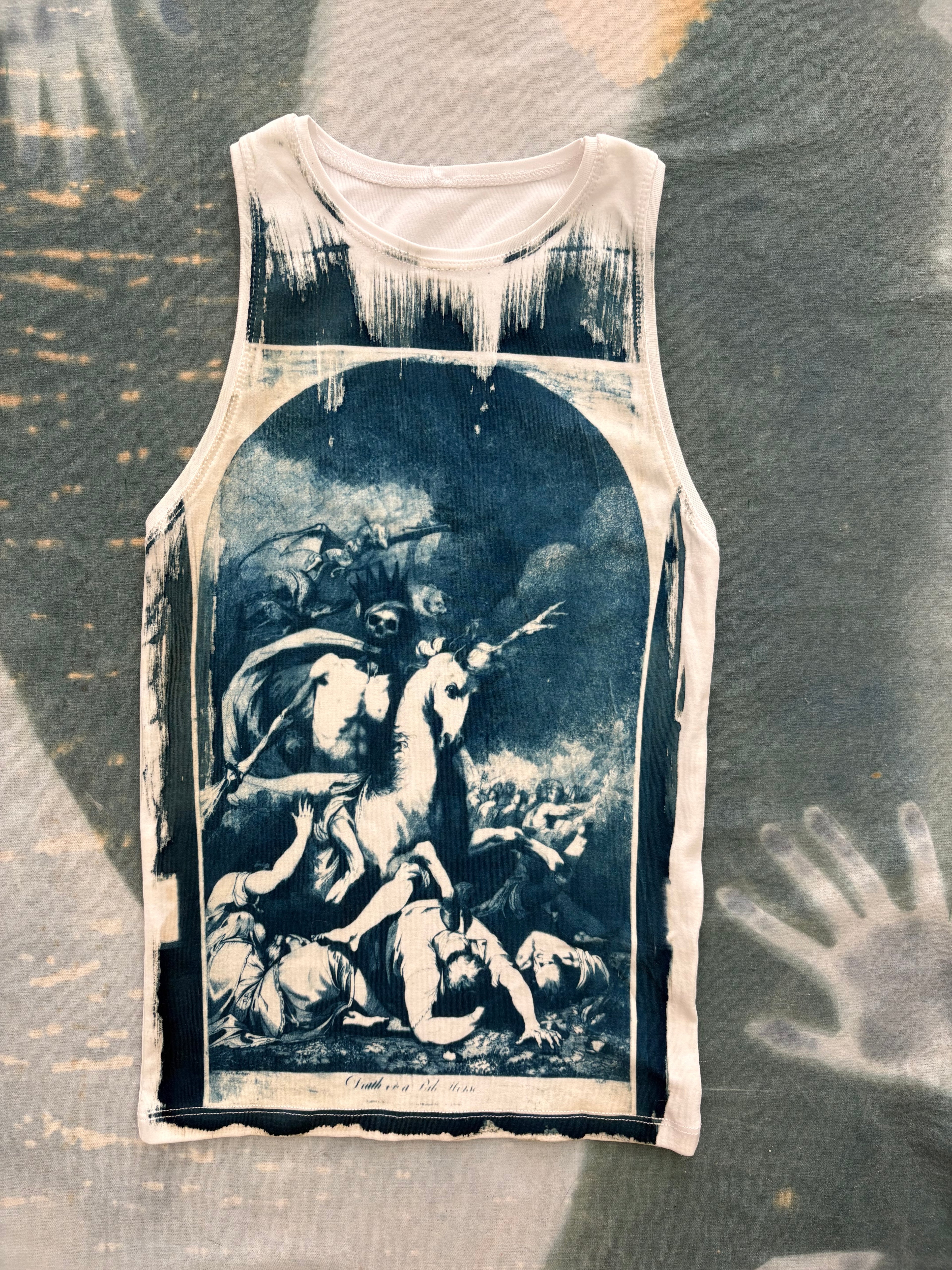 Cyanotype Crop Top Sale 225