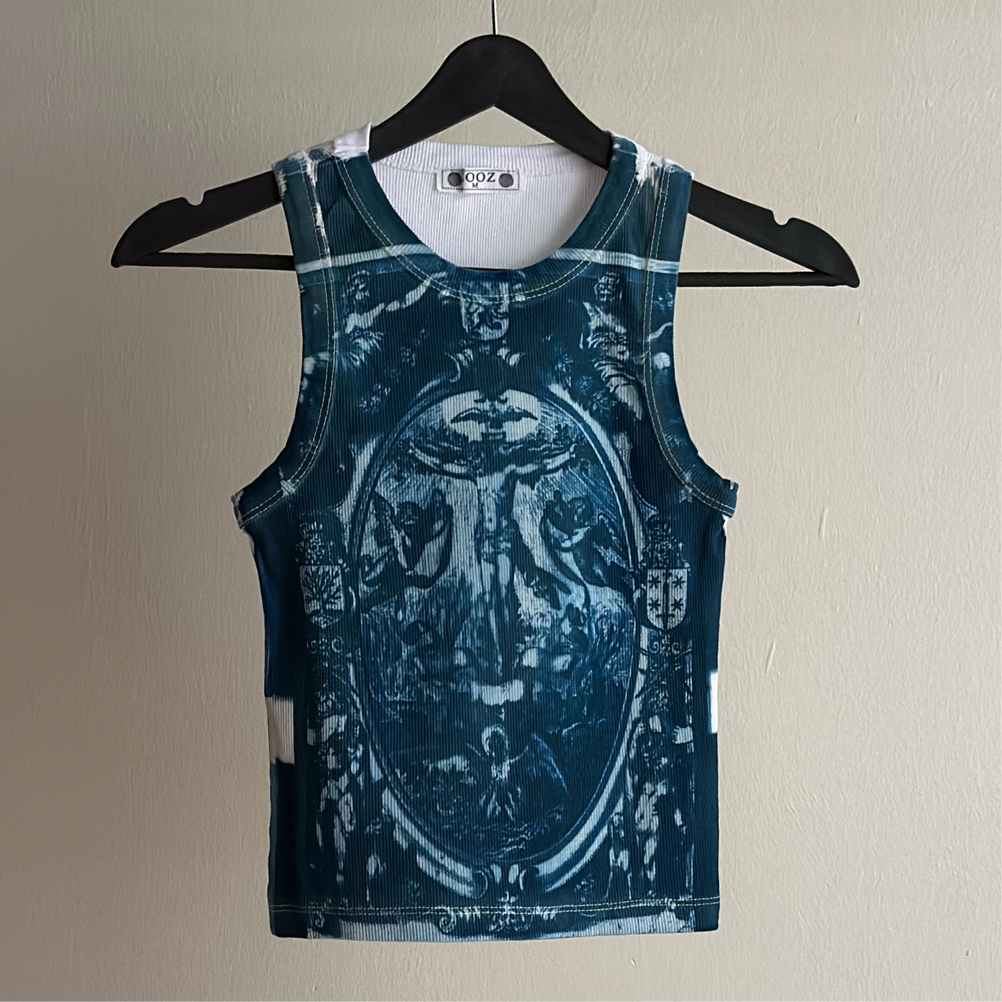 Jesus Cyanotype Crop Top Sale 36