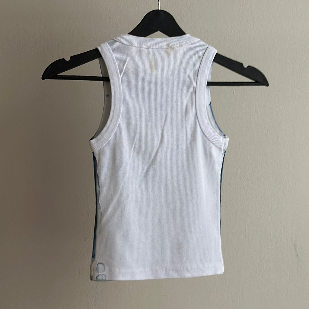 Between Whispers Cyanotype Crop Top Sale 126