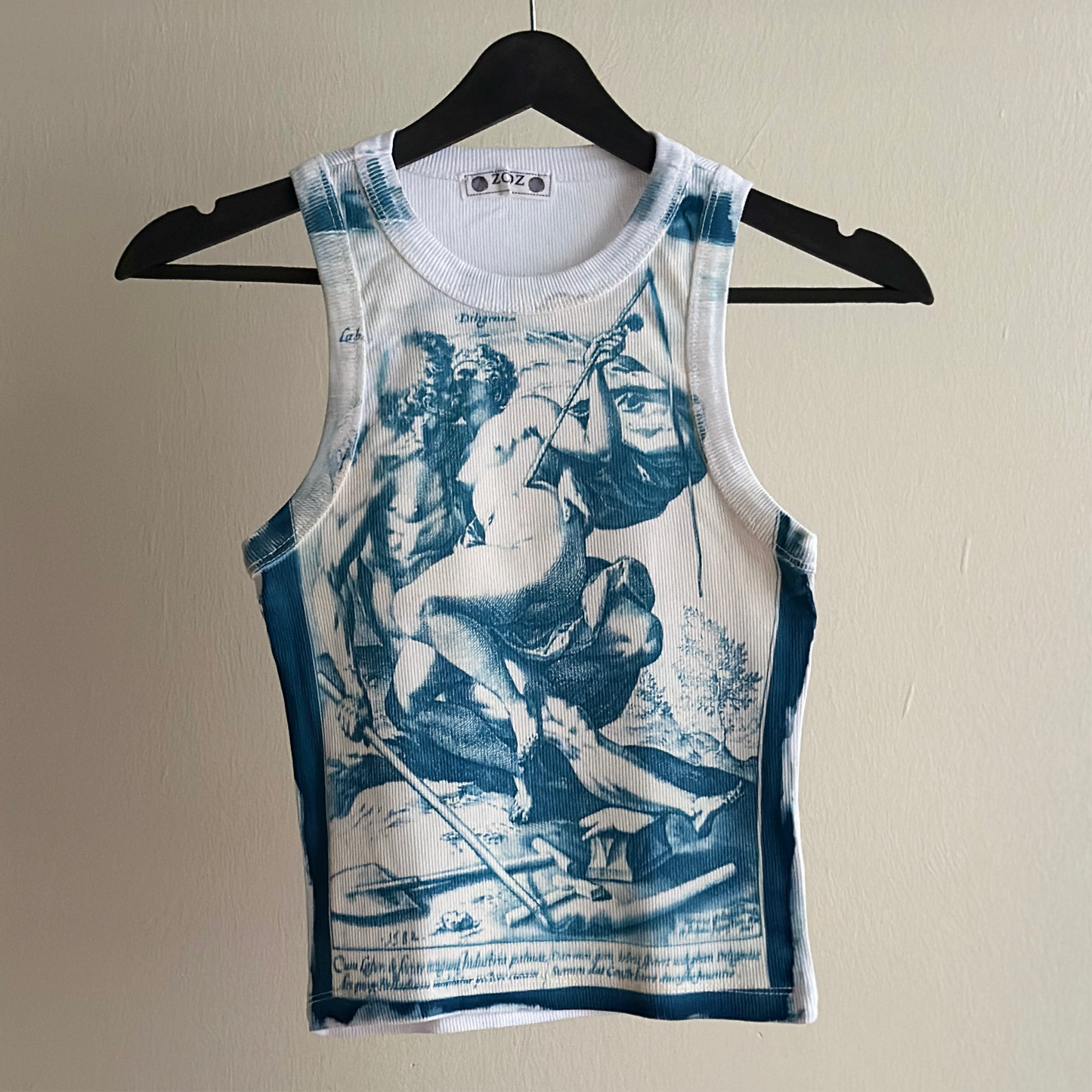 1582 Cyanotype Crop Top Sale 52