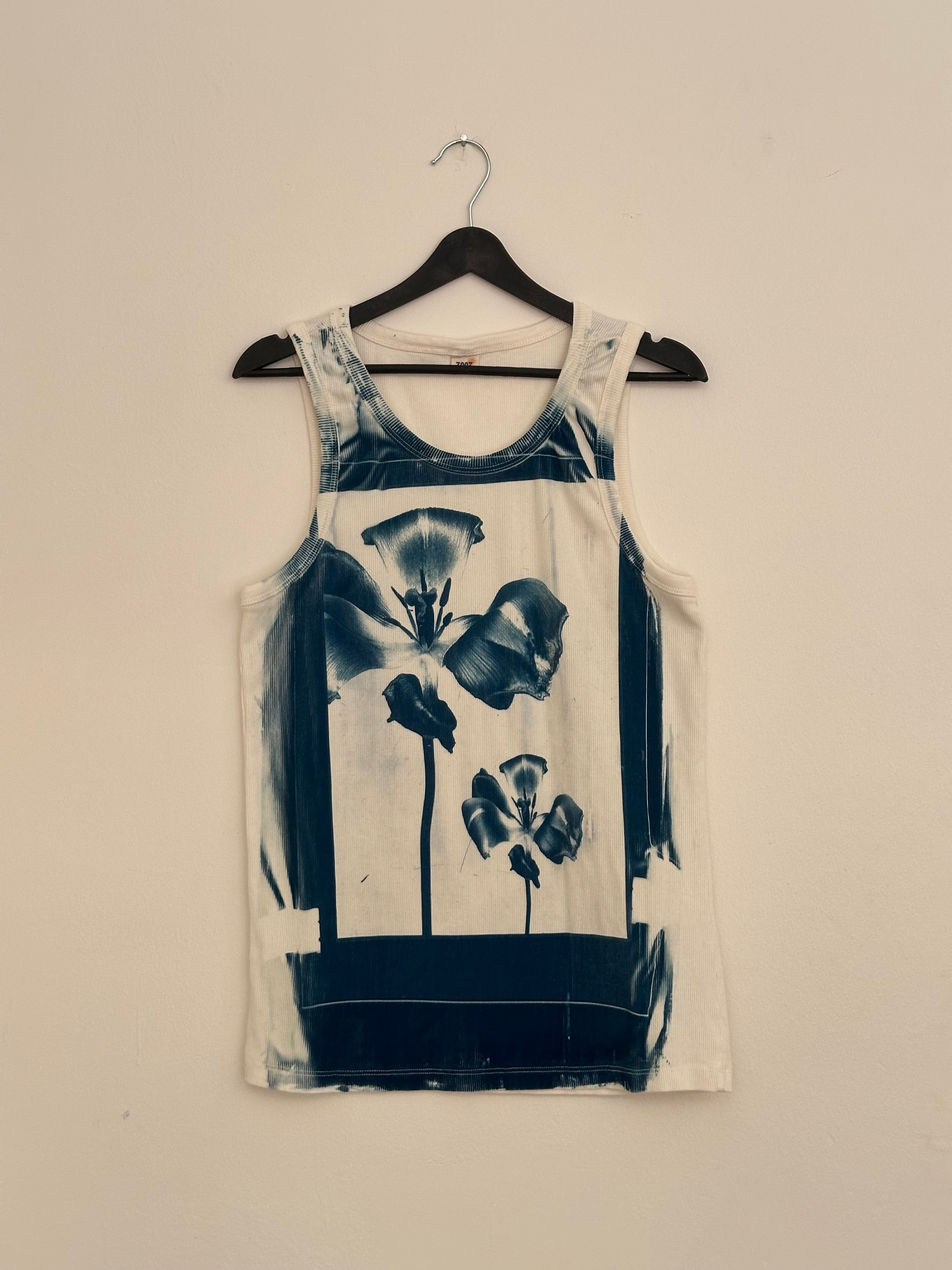 Flowers Cyanotype Men’s Top
