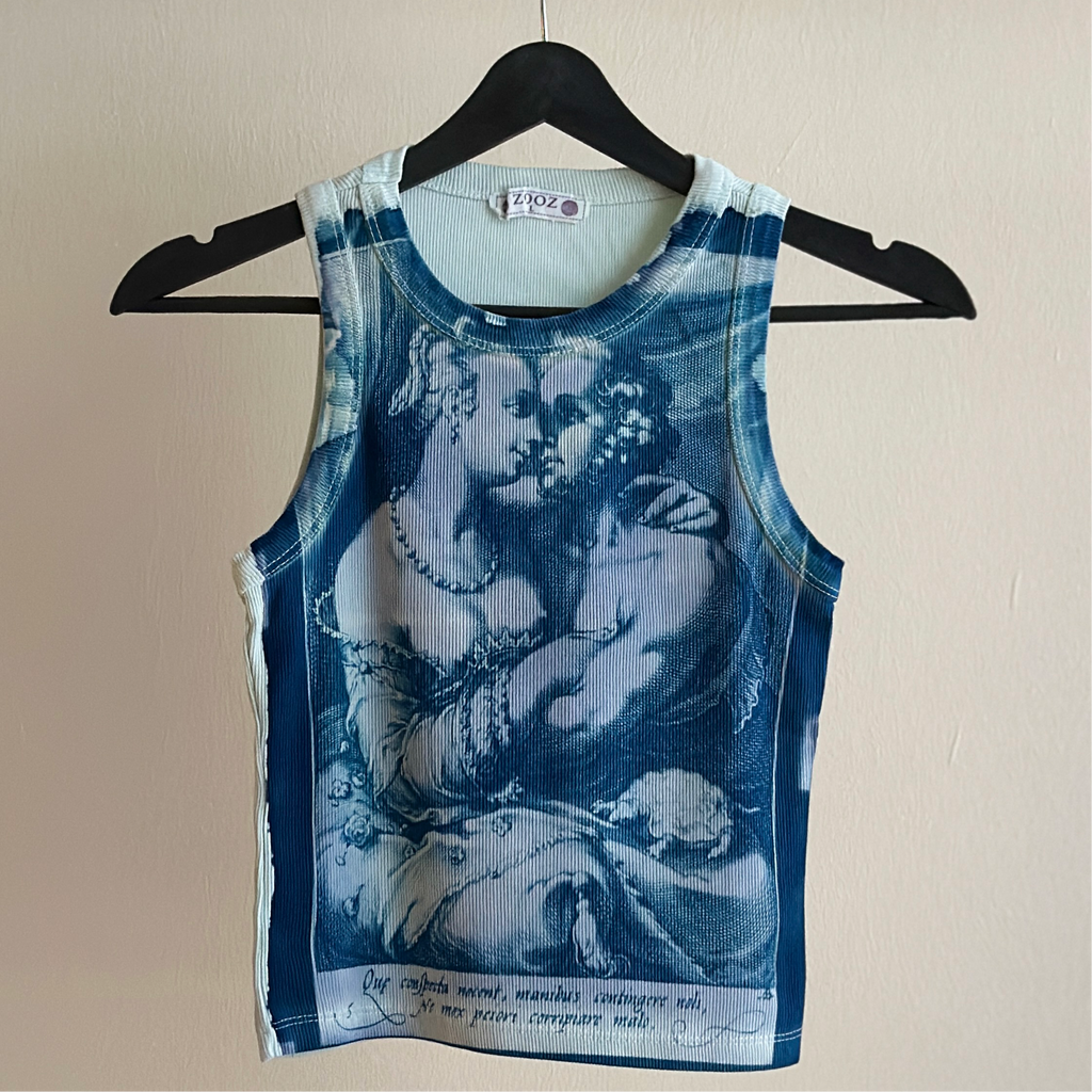 Sight Cyanotype Crop Top Sale 24