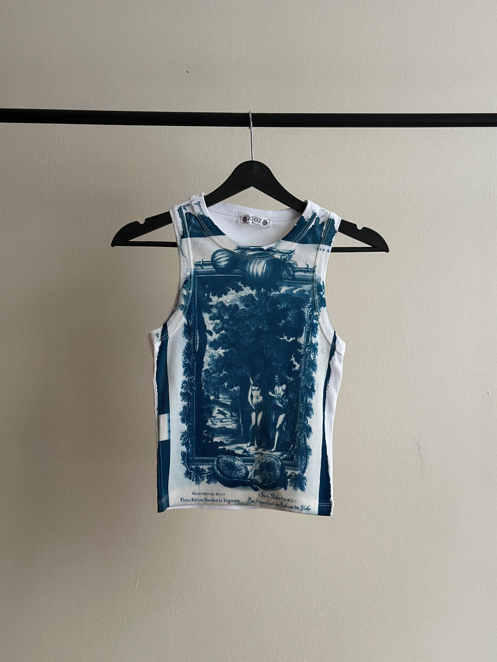 Eve Cyanotype Crop Top Sale 96