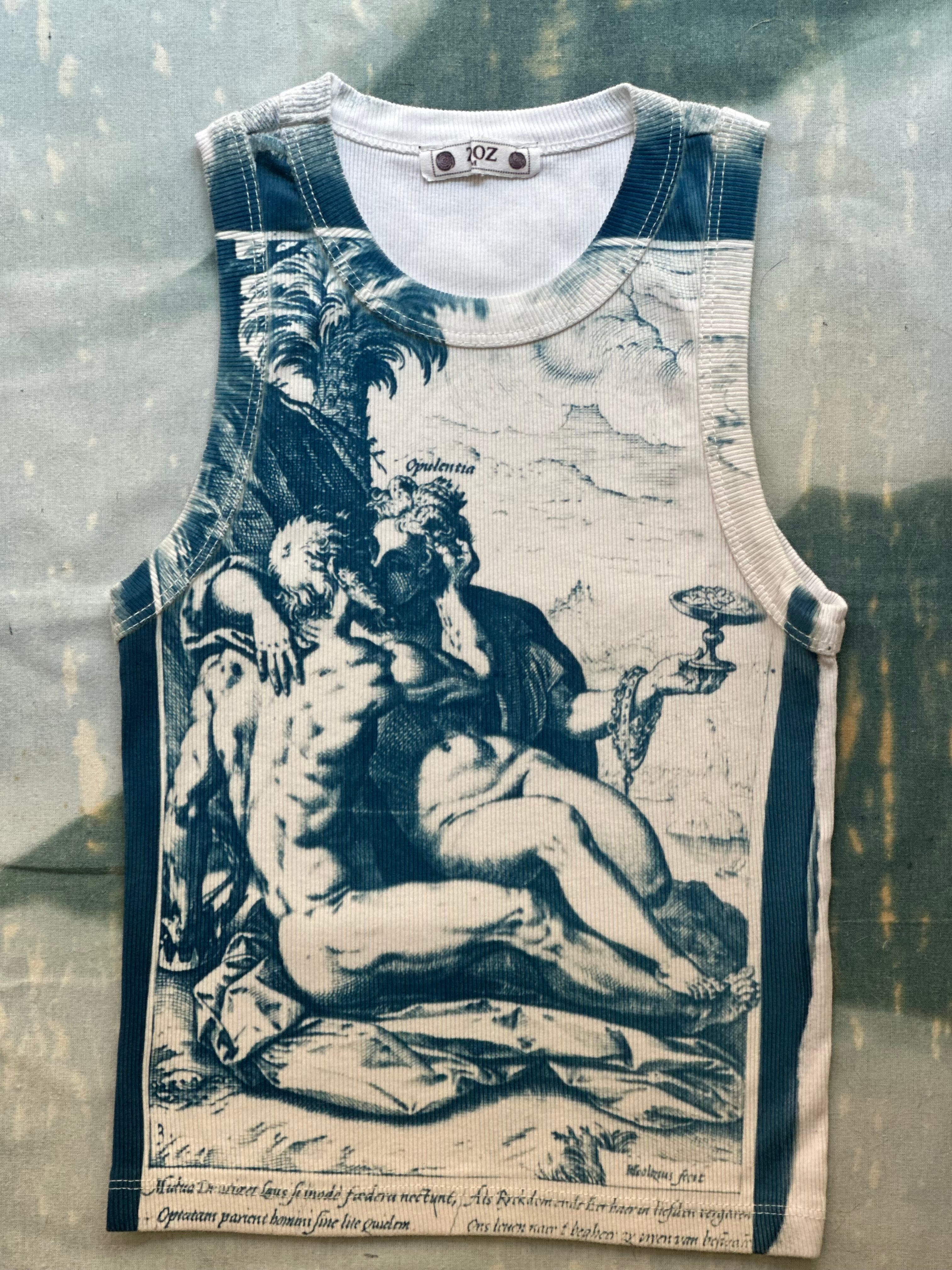 1582 II Cyanotype Crop Top Sale 173