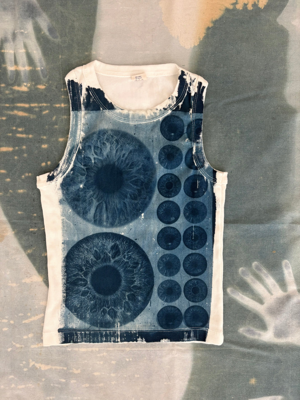Irıs Cyanotype Crop Top Sale 221