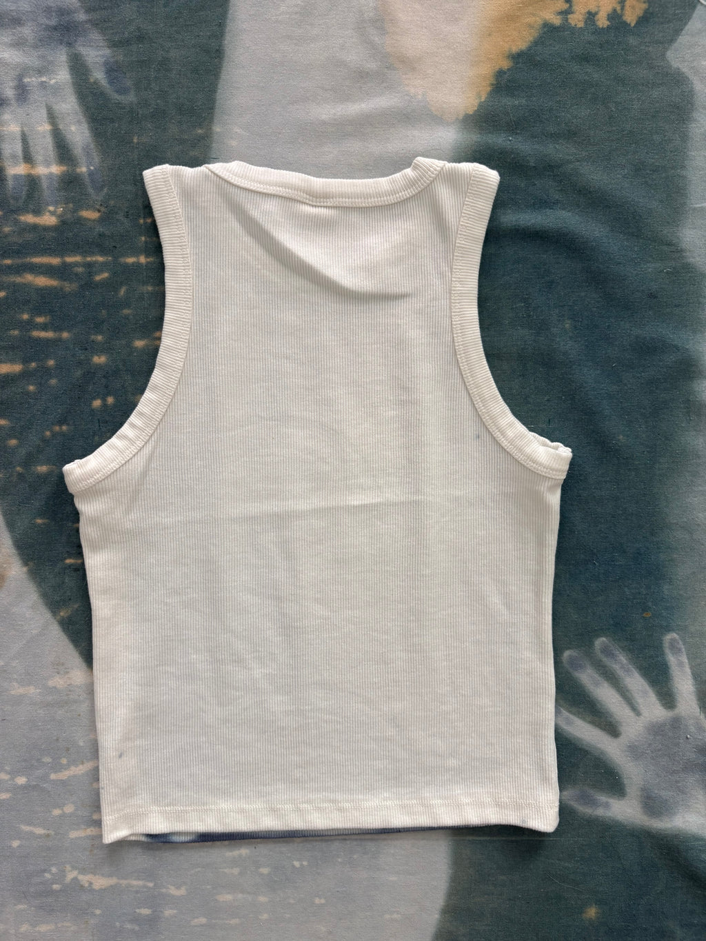 Jesus Cyanotype Crop Top Sale 217