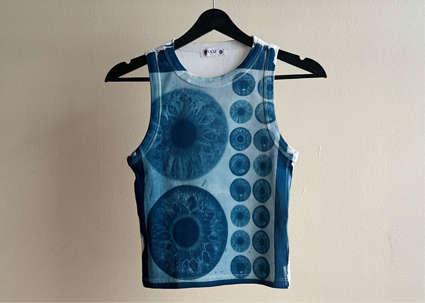 Iris Cyanotype Crop Top Sale 11