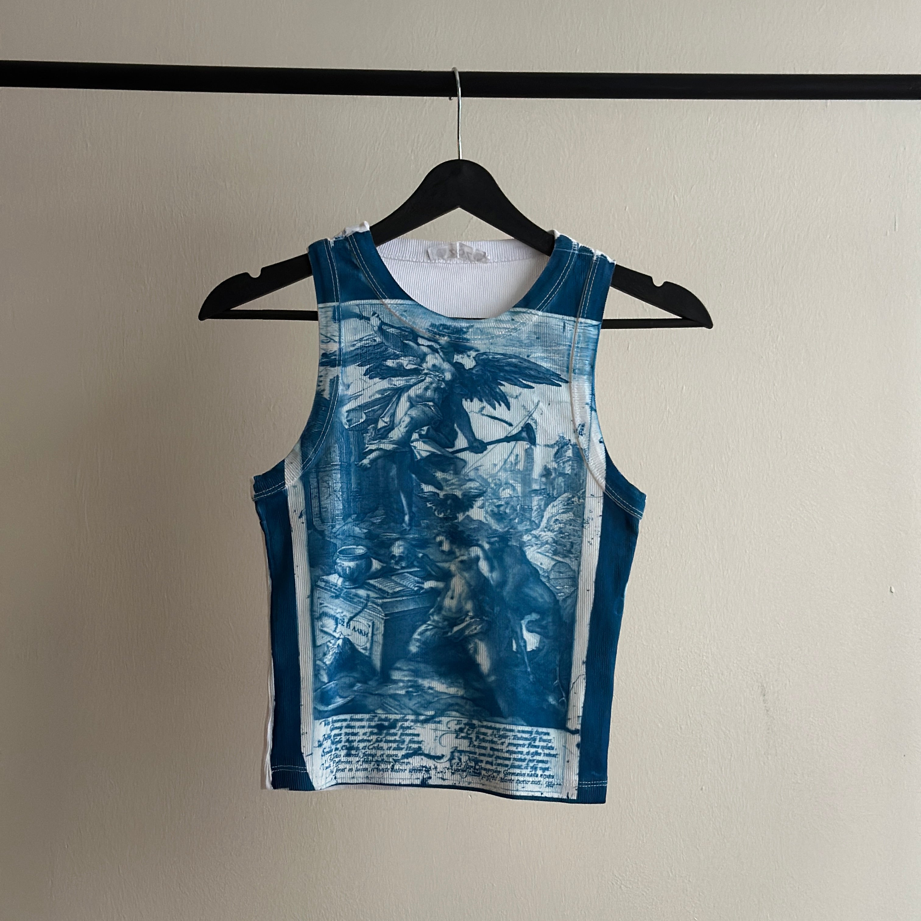 Historie Cyanotype Crop Top Sale 110