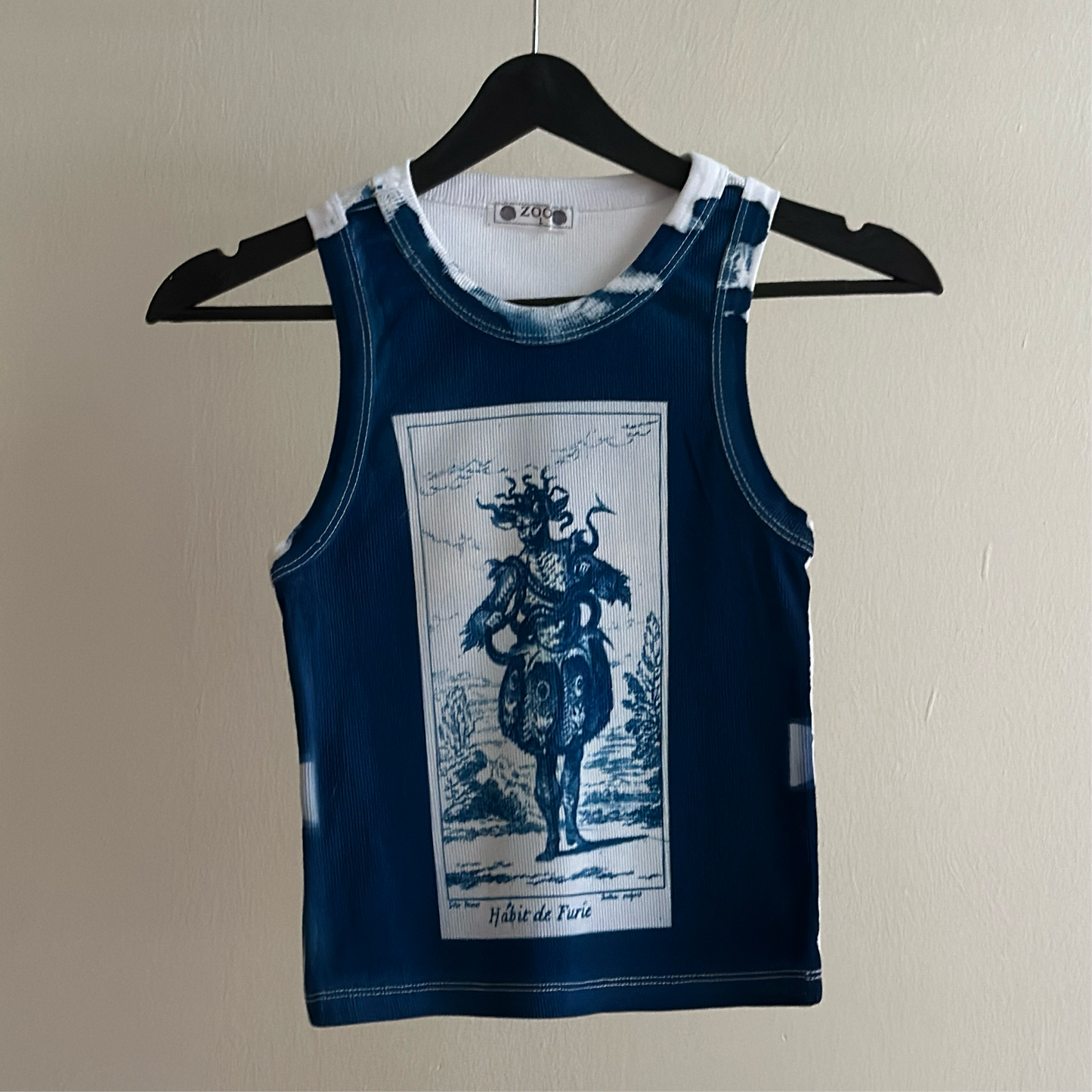 Habit Cyanotype Crop Top Sale 33