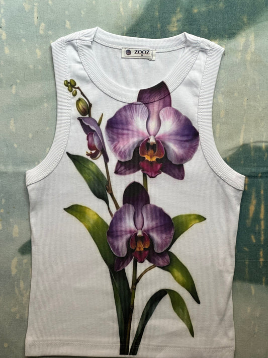 Flower DTG Crop Top Sale 151