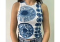 Iris Cyanotype Crop Top