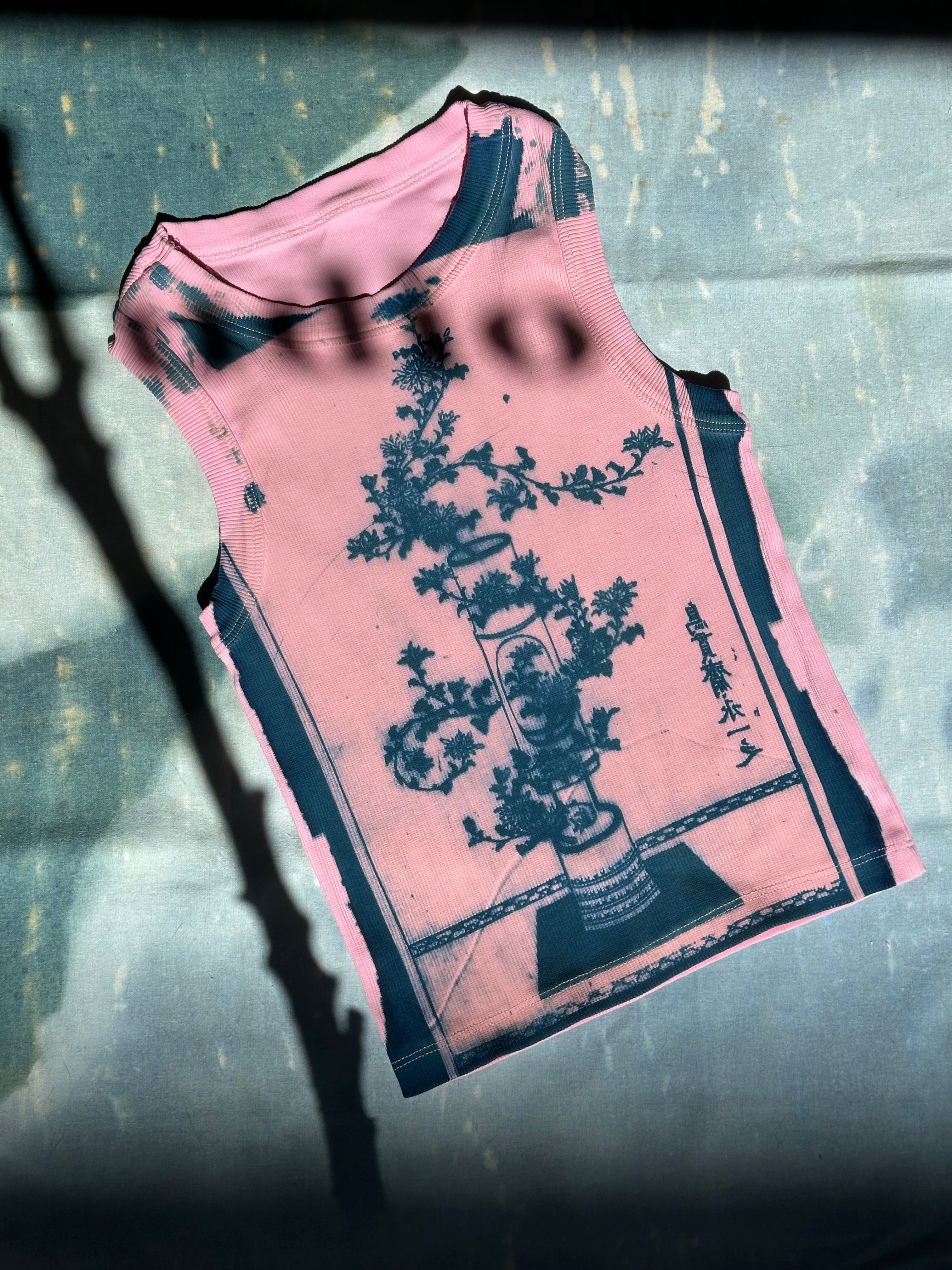 Shofu Cyanotype Crop Top