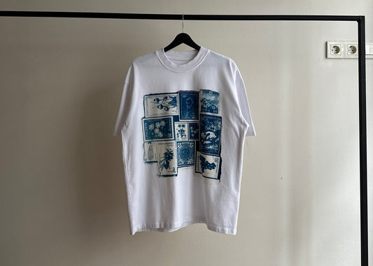 Stamps Cyanotype T-shirt Sale 87